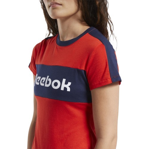 Женская блузка Reebok Te Linear Logo Deta Red