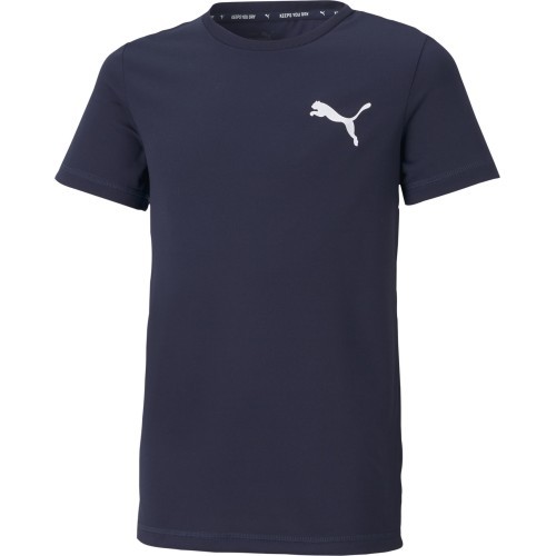 Puma Active Small Logo Navy T-krekls pusaudžiem 586980 06