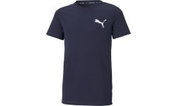 Puma Active Small Logo Navy T-krekls pusaudžiem 586980 06