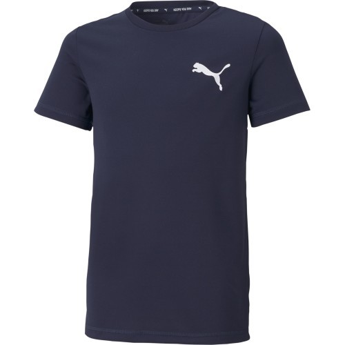 Puma Active Small Logo Navy T-krekls pusaudžiem 586980 06