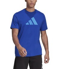 Adidas Men's M Fi 3Bar Tee Blue HE2223