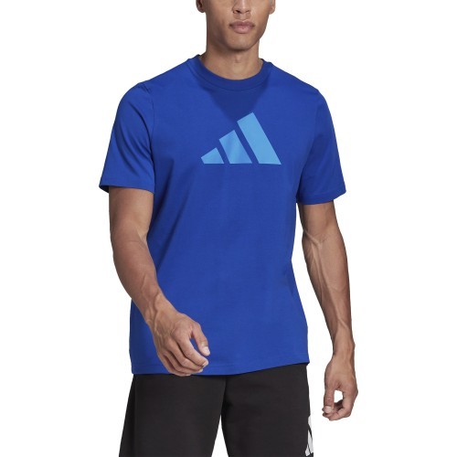 Adidas Men's M Fi 3Bar Tee Blue HE2223