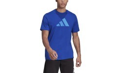 Adidas Men's M Fi 3Bar Tee Blue HE2223