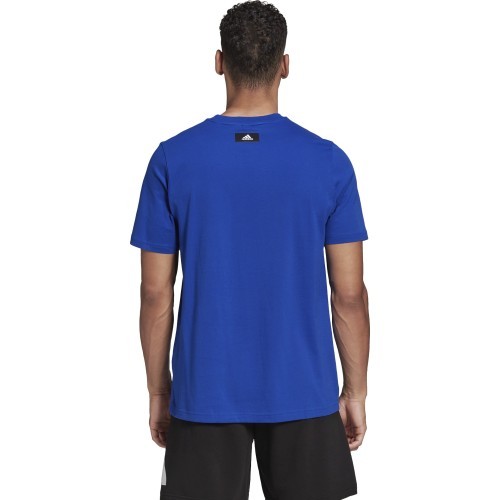 Мужская футболка Adidas M Fi 3Bar Tee Blue HE2223