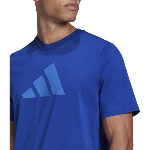 Adidas vīriešu T-krekls M Fi 3Bar Tee Blue HE2223
