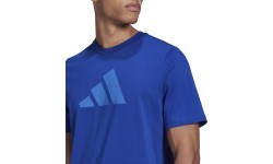 Adidas Men's M Fi 3Bar Tee Blue HE2223