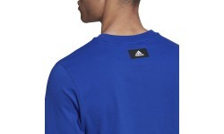 Мужская футболка Adidas M Fi 3Bar Tee Blue HE2223