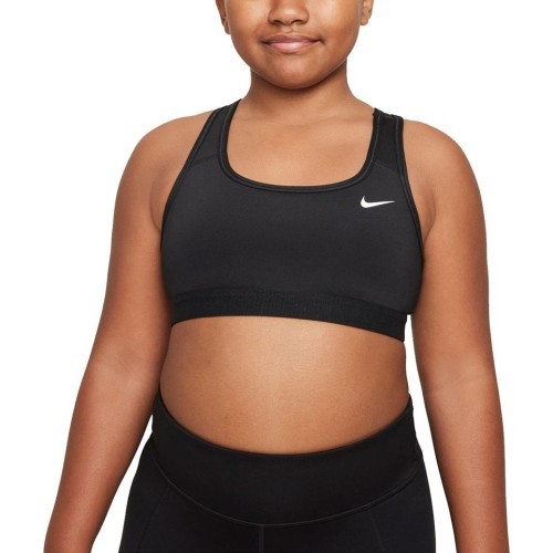 Nike Swoosh Sports Bra for Girls G Nk Swoosh Bra Black DA1030 010