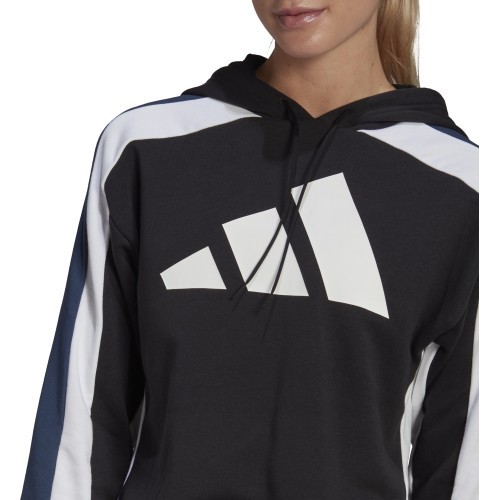 Спортивный костюм женский Adidas W TS Big Logo Black White GL9482
