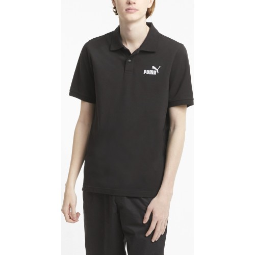Мужская футболка-поло Puma Ess Pique Black 586674 01