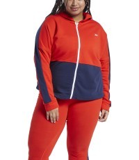 Reebok Te Linear Logo Ft sieviešu džemperis, sarkans zils FT0901