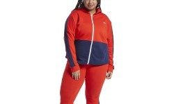 Reebok Te Linear Logo Ft Women's Sweatshirt Red Blue FT0901