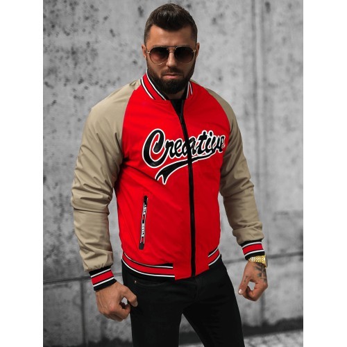 J.Style Men's Jacket Red 84M3011-270