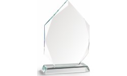 Stikla balva Z2323 ar kastīti - 28cm