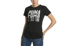 Puma Font Graphic Tee sieviešu krekls, melns 854352 01