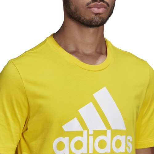 Adidas M Bl Sj T Men's T-Shirt Yellow GM3248