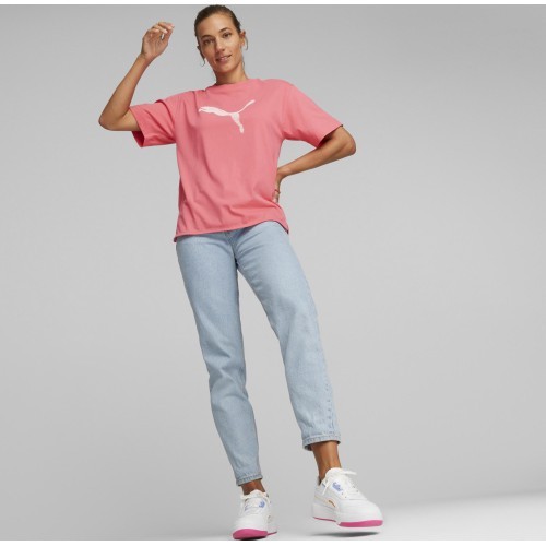 Хлопковая блузка женская Puma Her Tee Loveable Pink 673107 63