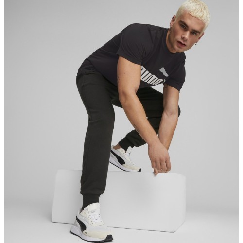 Спортивные брюки мужские Puma Ess+ 2 Col Logo Black 586768 61
