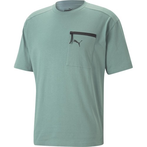 Puma Open Road Tee vīriešu kokvilnas T-krekls Adriatic Green 673401 84