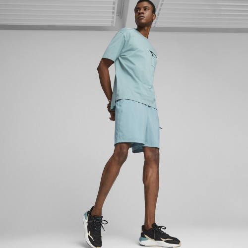 Puma Open Road Tee Men's Cotton T-Shirt Adriatic Green 673401 84