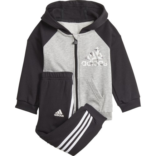 Adidas Kids' Tracksuit I Bos Logo Fz J Grey Black GT9500