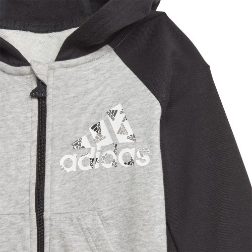 Adidas bērnu sporta tērps I Bos Logo Fz J Grey Black GT9500