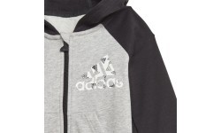 Adidas Kids' Tracksuit I Bos Logo Fz J Grey Black GT9500
