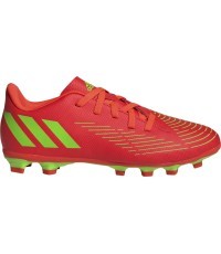 Adidas Predator Edge 4 FxG J подростковые футбольные бутсы, красные GW0970