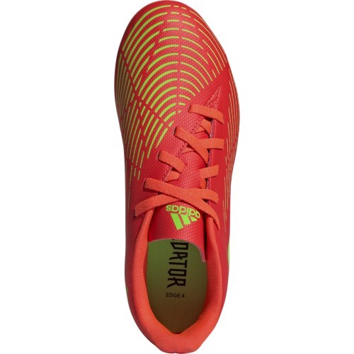 Adidas Predator Edge 4 FxG J pusaudžu futbola apavi, sarkani GW0970