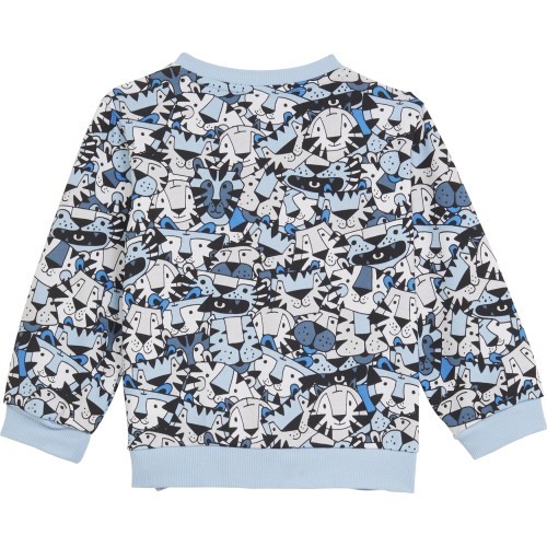 Adidas bērnu sporta tērps I AOP Jog FT Black Blue H65806