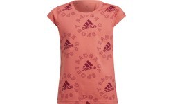 Adidas G Logo T Ess Girls' T-Shirt Pink HF1831