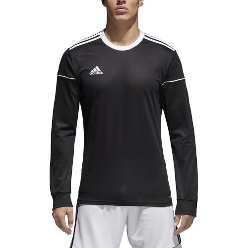 Футболка футбольная подростковая Adidas Squad 17 JSY LS Black BJ9185P