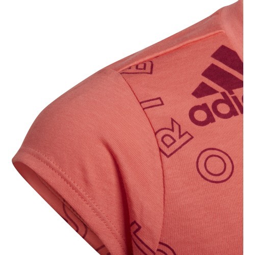 Adidas meiteņu krekls G Logo T Ess Pink HF1831