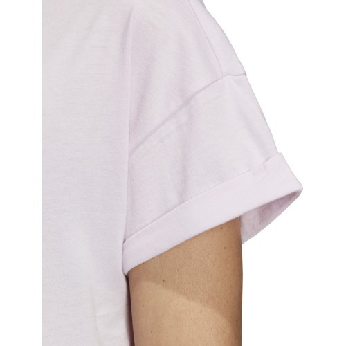 Adidas Ess Lin Lo Tee sieviešu blūze rozā CF8830