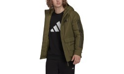 Мужская куртка с капюшоном Adidas, зелёная GT1691