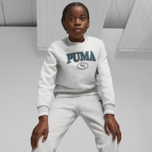 Puma Squad Crew Fl Junior Sweatshirt Grey 676355 04