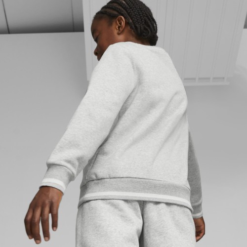 Puma Squad Crew Fl Junior Sweatshirt Grey 676355 04