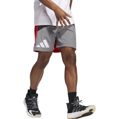 Мужские шорты Adidas Galaxy, серо-красные HE2902