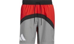 Adidas Galaxy vīriešu šorti, pelēki/sarkani HE2902
