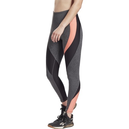 Женские легинсы Reebok TS Lux HR Tight серые GN5407
