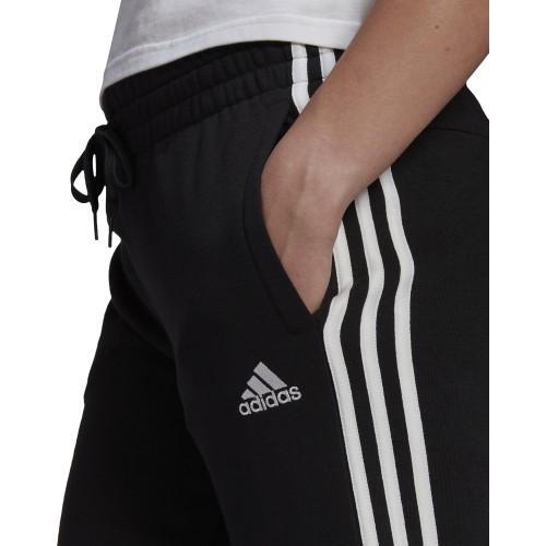 Женские брюки Adidas W 3S Ft C Pt, чёрные GM8733