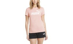 Puma sieviešu krekls Ess Logo Tee Bridal Pink