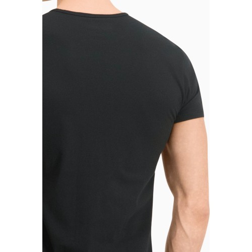 Puma Men's T-Shirts Basic 2p Cre Black 935016 01