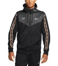 Nike Džemperis Vyrams M Nsw Repeat Sw Pk Fz Hoody Black DX2025 010