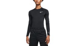 Nike M Nk Df Tight Top LS vīriešu krekls ar garām piedurknēm, melns DD1990 010