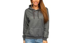 Женский флисовый джемпер J.Style серый 68W02-5