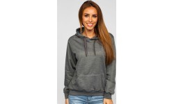 Женский флисовый джемпер J.Style серый 68W02-5
