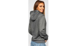 J.Style Women's Fleece Sweatshirt Grey 68W02-5