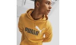 Мужская толстовка Puma Ess+ 2 Col Big Logo Yellow 586765 30