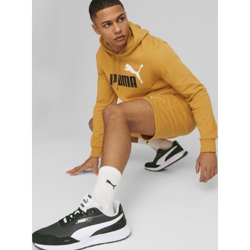 Мужская толстовка Puma Ess+ 2 Col Big Logo Yellow 586765 30